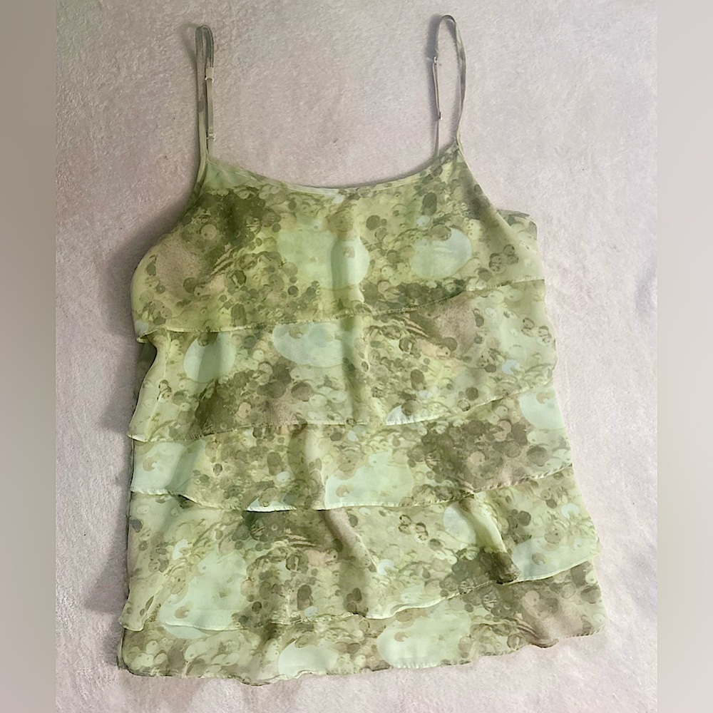 New York & Co Women’s Grey, Pink, Beige size medium Cami layered Top Sleeveless